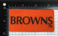 1995 ERA CLEVELAND BROWNS NFL FOOTBALL VINTAGE 3.5" TEXT LOGO TEAM PATCH