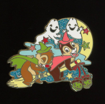 2006 JDS Japan Happy Trick Party Halloween  Chip and Dale LE Disney Pin 49356