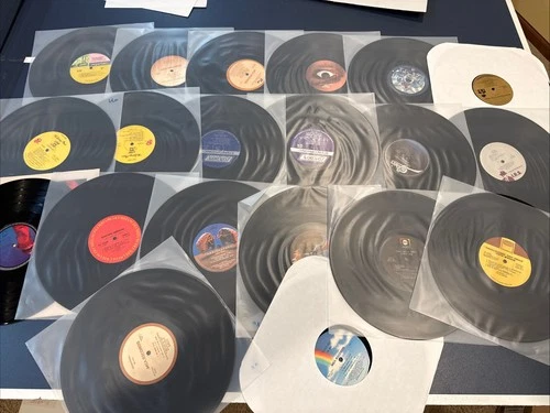 Lot of 20 Quality NO JACKET Vinyl LP Hendrix REM Rush Prince Craft