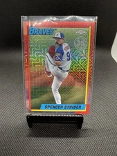 2025 Topps Series 2 - 1990 Topps Chrome Silver Pack Spencer Strider #T90C107