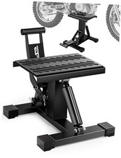 Motorcycle Dirt Bike Stand,1000Lbs Capacity Lift Jack Hoist Table Height black