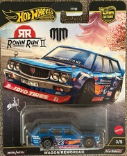 Hot Wheels Premium Ronin Run 2 , Mad Mike Mazda RX-3 Wagon , Free Shipping !