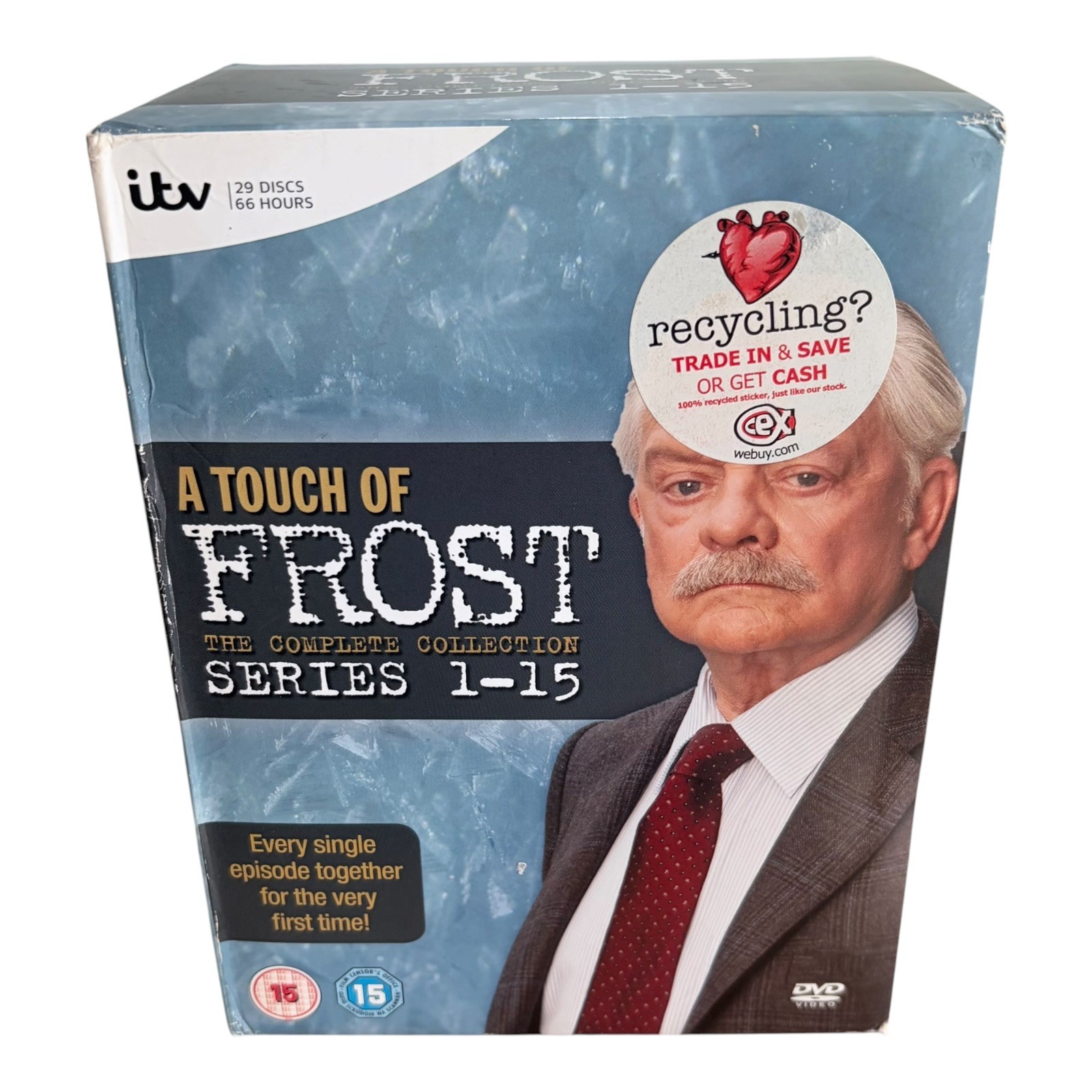 A Touch of Frost Series 1-15 DVD Boxset ITV Complete with 29 DVD's