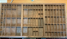 PRINTERS TYPE TRAY CALIFORNIA TYPE CASE FOR LETTERPRESS/ SHADOWBOX/ CURIO BOX