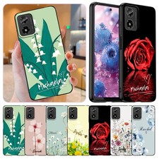 Flower Print Custom Case For Motorola Moto G86 G35 G86 Power G06 TPU Phone Cover