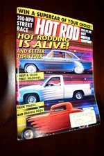 Hot Rod Magazine January 1992 200-MPH Street Race Trick Trucks Hot Muffler Shoot