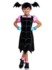 Disney Toddler Girls Vampirina Costume Vampire Dress Headpiece  Gloves 3T-4T