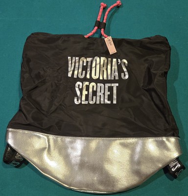 Victoria Secret Drawstring Women\'s Backpack pink and black color Victoria main image 2