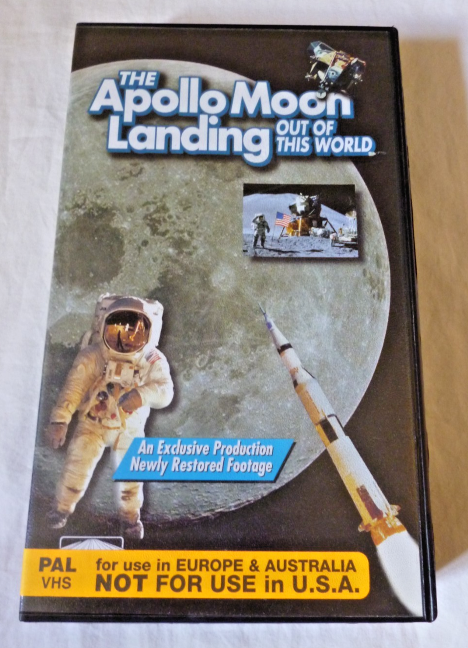 The Apollo Moon Landing : Out Of This World VHS Video Cassette Steve Skootsky