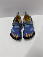 Five Fingers Vibram Women  s 37 US 6 W3665 Blue Yellow Barefoot Sneaker Shoes