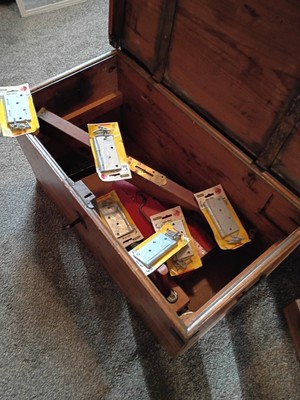 NEW Stanley Utility Hinge's 4'' GALVANIZED WEATHERGARD 75-1498 NIP LOT of 6 NIB