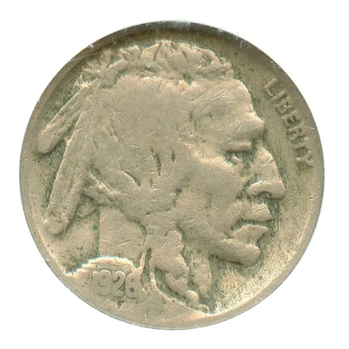 1926-S Buffalo Nickel, NGC VF20, Better Date!