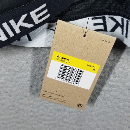 NWT Nike Indy Women's S High Support Padded Sports Bra-FD1068-010 Black - Picture 7 of 10