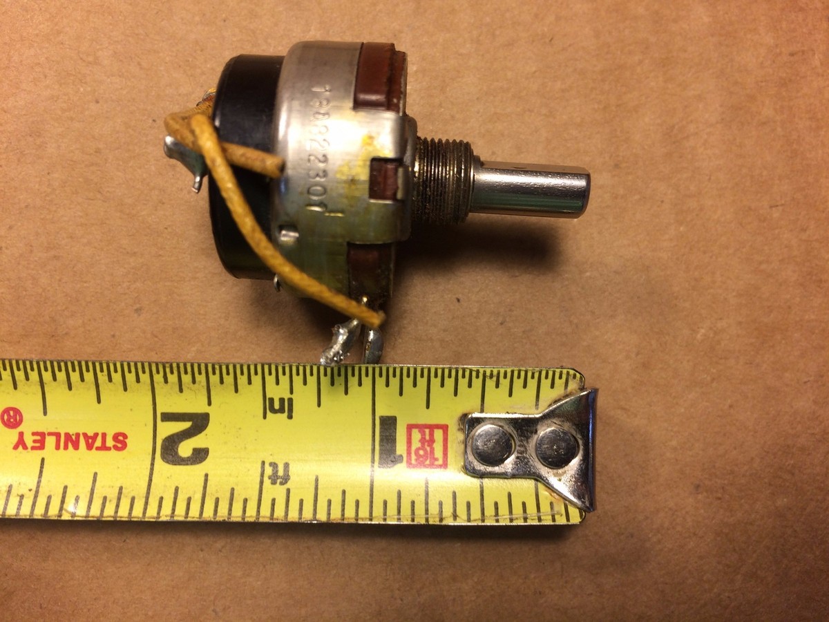 Vintage Allen Bradley 500k ohm Amp Potentiometer 1950s w/ Power