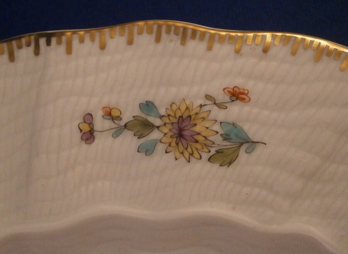 Vintage Meissen Porcelain Swan Service Plate Porzellan Teller German Germany - Picture 2 of 9