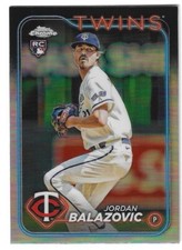 2024 Topps Chrome - Jordan Balazovic #198 Refractor (RC)