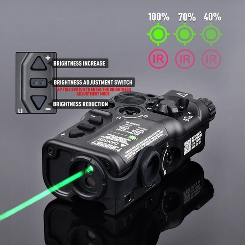 Hunting Metal Aiming Sight Device Red Green IR Laser Strobe Tactical DBAL NGAL - Picture 2 of 23