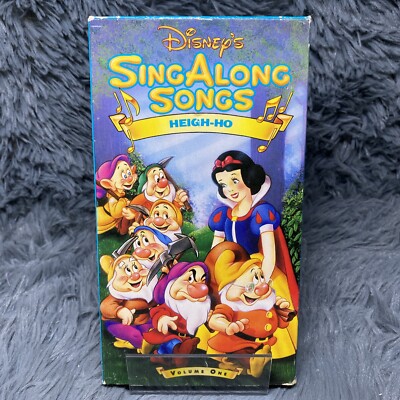 Disneys Sing Along Songs - Snow White: Heigh-Ho VHS 1994