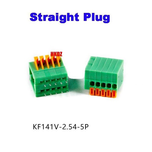 Terminal Block Connector KF141V/R 2~8 Pin2.54mm Pitch PCB Mount Spring Screless - Picture 14 of 22