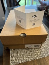 UGG Disquette Platform Clog Slipper for Women, US Size 6 - Chestnut