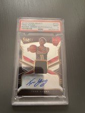 2018-2019 Trae Young Panini Select Jersey Autograph Auto PSA 9 Rookie RC #  /199