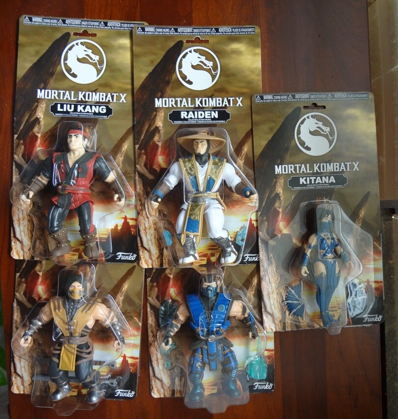 Funko Salvaje Mundo Mortal Kombat-Subzero, Scorpion, radián, Kitana, Liu Kang Funko Salvaje Mundo Mortal Kombat-Subzero, Scorpion, radián, Kitana, Liu Kang