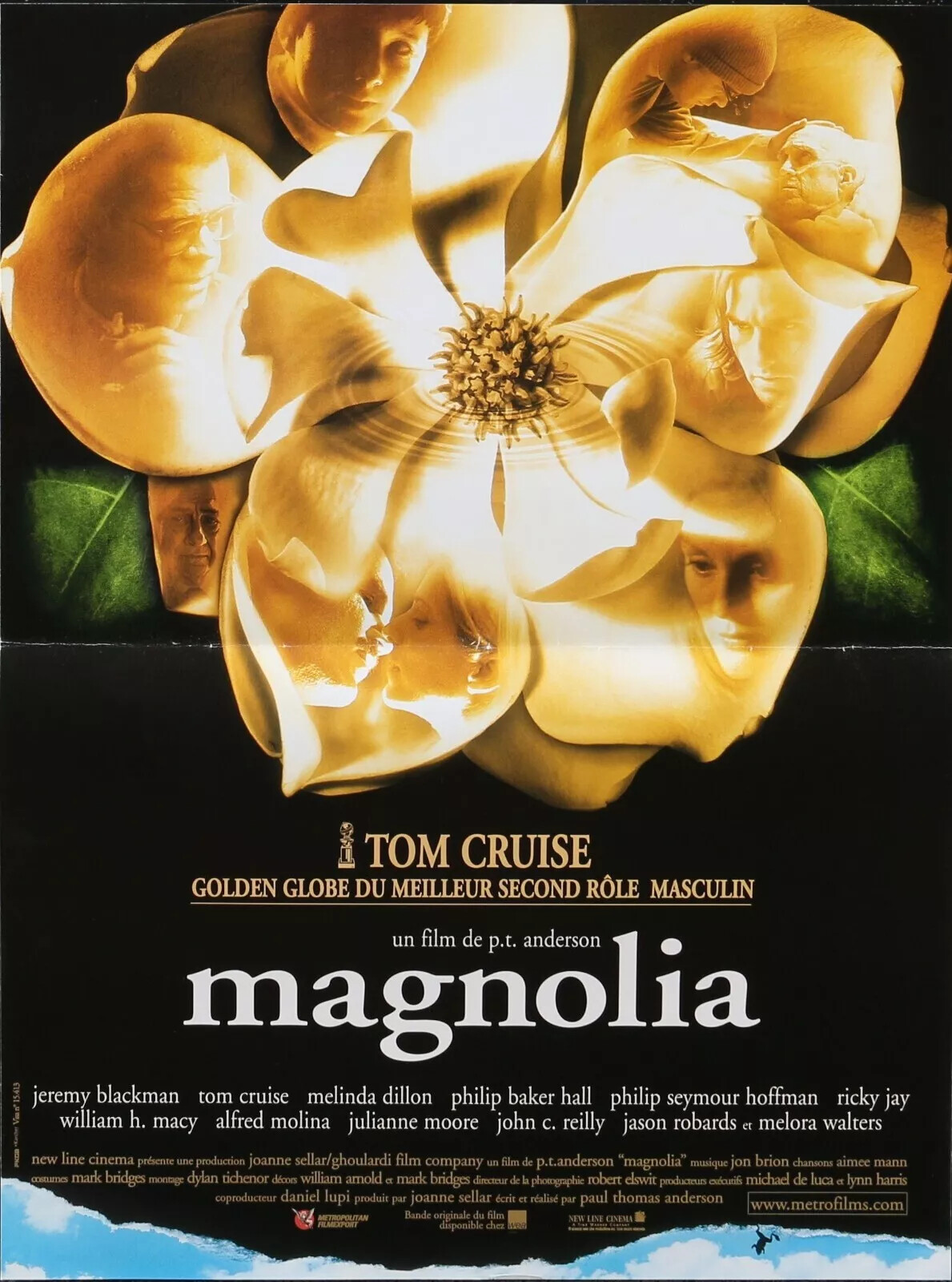 Magnolia Original Movie Poster French Tom Cruise Paul Thomas