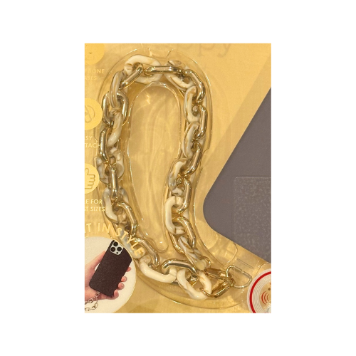XO Poppy Bracelet Hold It Charm Chaîne Bling pour Smartphone Neutre - Photo 2 sur 3
