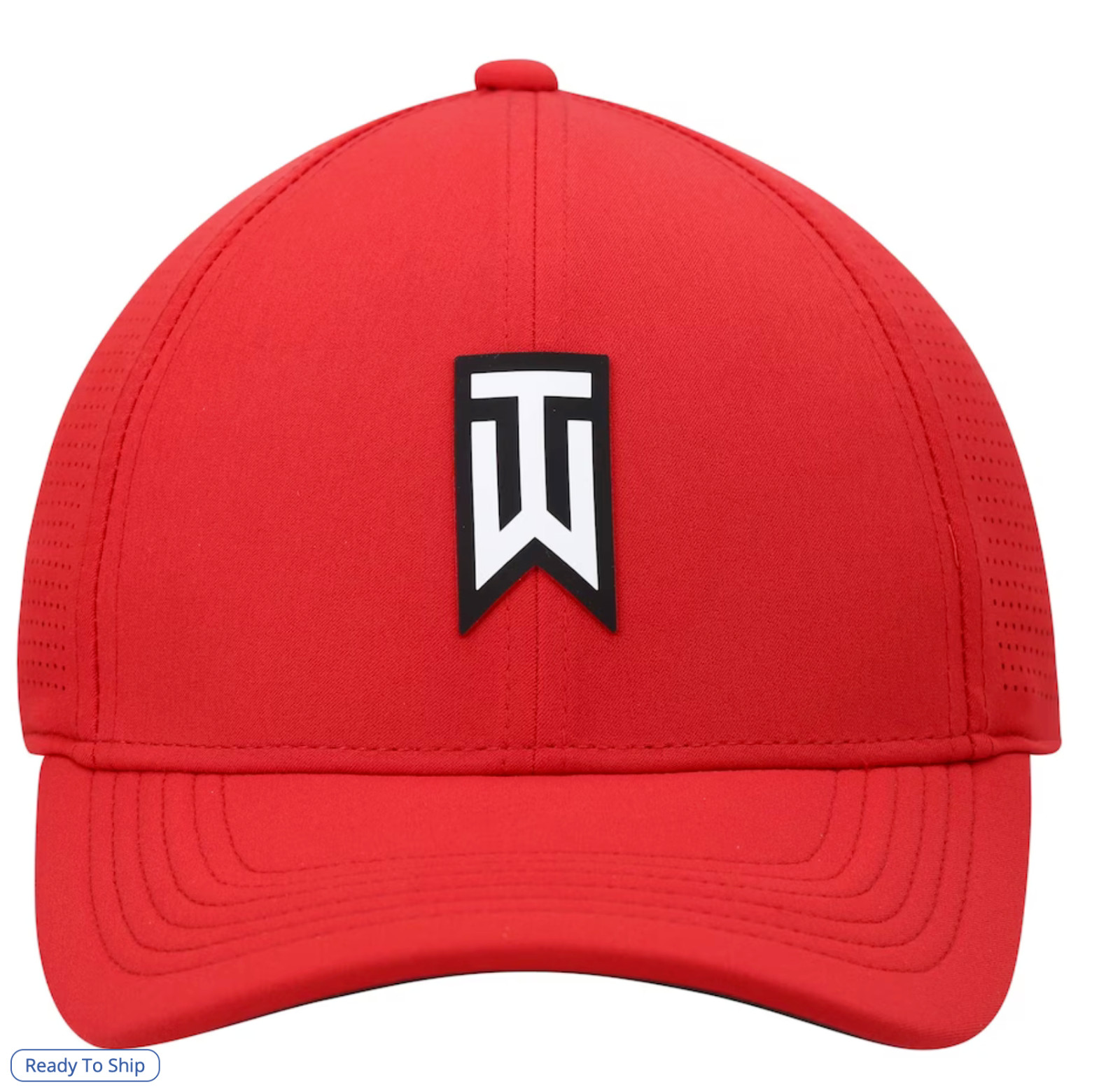Кепка для гольфа Nike TW Tiger Woods Collections Legacy 91 Белая, Размер S/M, Красная