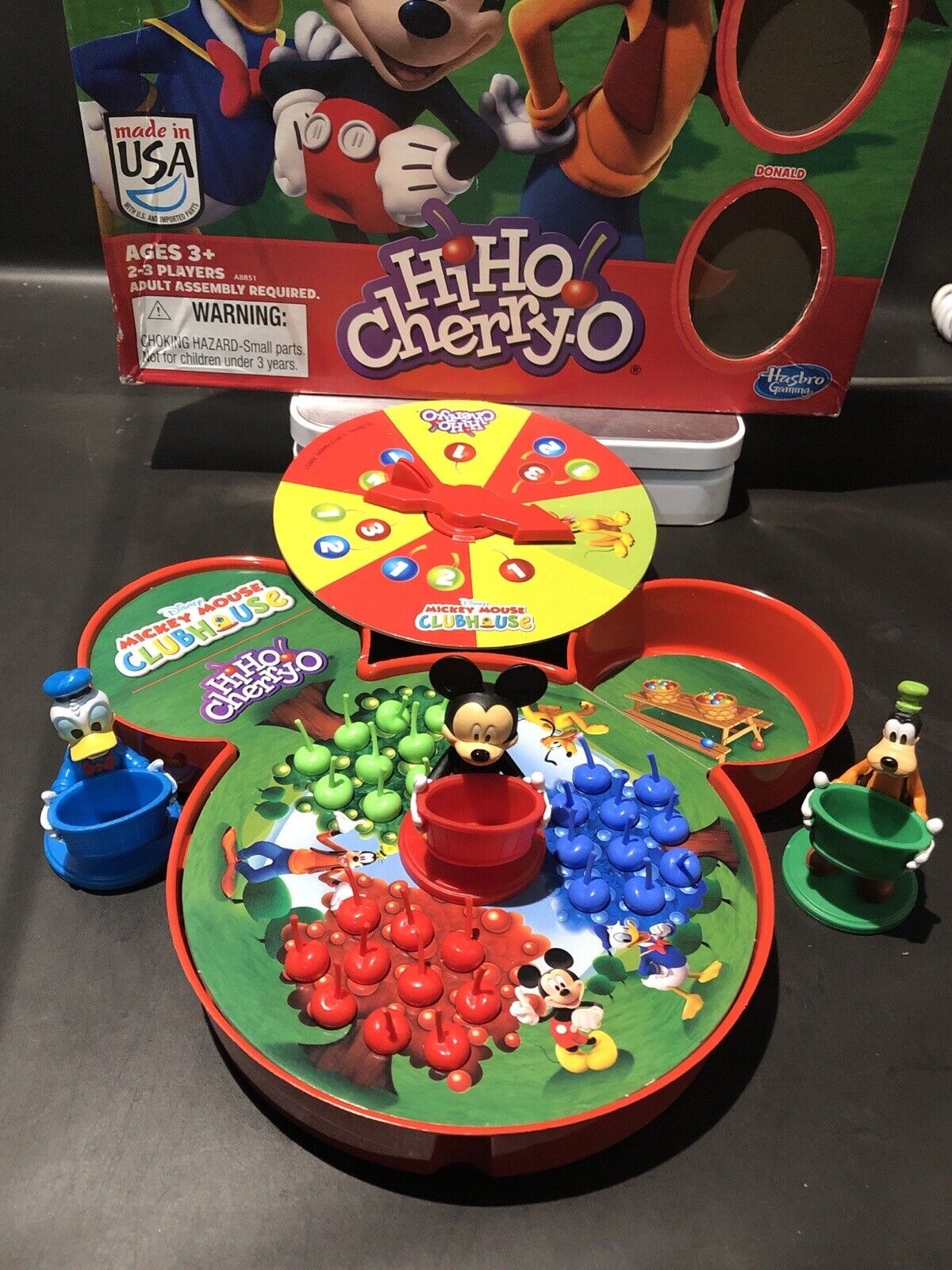  Hasbro Gaming Hi Ho Cherry-O Game Disney Mickey Mouse