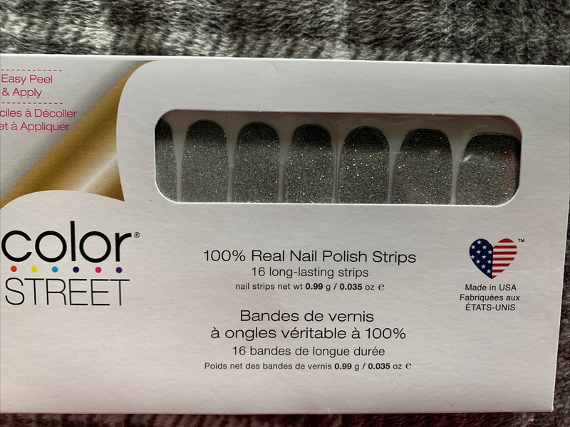 Color Street Underground Magic black silver glitter ombré Halloween *Retired*