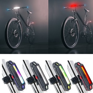 Bike-Bicycle-Cycling-USB-Rechargeable-Warning-Light-Front-Rear-LED-Tail-Lamp-SPG
