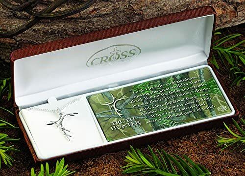 DICKSONS GESCHENKE VERSILBERT 24" WAHRHEITSJÄGER GEWEIH KREUZ HALSKETTE - Bild 2 von 7