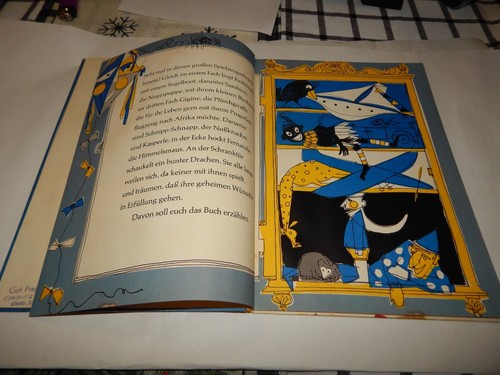 Antique German Childrens Book DKrahlinde Die Aufgeplusterete Hard Cover Very Gd. - Picture 3 of 8