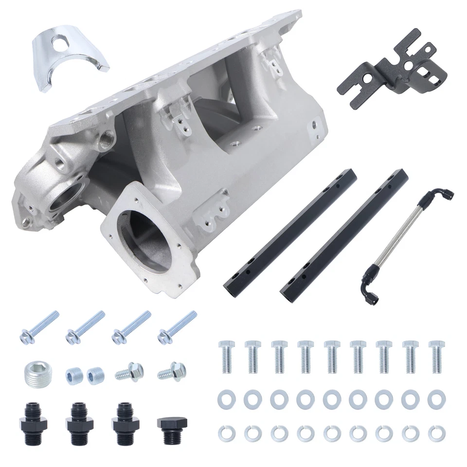 For 1965-86 Chevrolet K20 Buick GMC K2500 EFI Multi-port Intake Manifold Kit New - Image 3 of 4