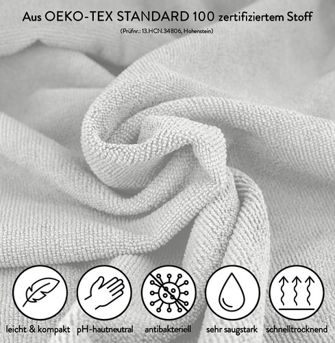 FITNESS-HANDTUCH aus Mikrofaser-Frottee - Training Sporthandtuch Gym Fitness - Bild 43 von 46