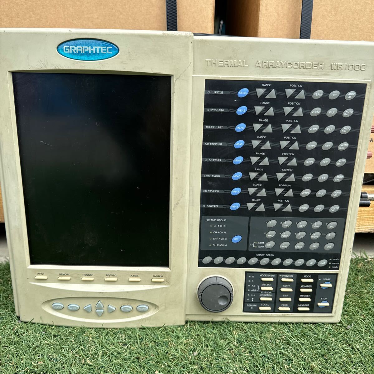 交渉可▶︎GRAPHTEC WR1000 Thermal Array Corder GRAPHTEC WR1000 THERMAL ARRAYCORDER Thermal Array Recorder