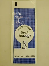 Poly Meat Bag - Pork Sausage 1lb Bags