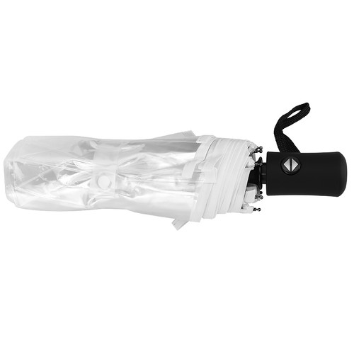 Compact Transparent Automatic Three Folds Folding Umbrella For Camping YAN - Picture 5 of 9