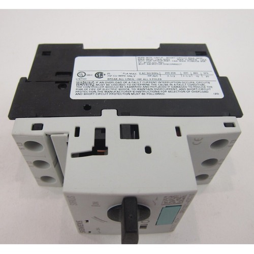 NEW SIEMENS 3RV1321-4DC10 Motor Protection Circuit Breaker quality assurance - Picture 4 of 5
