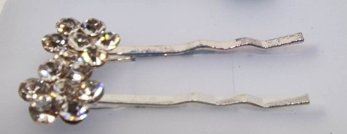 Paquete de dos empuñaduras de cabello estrás de diamante de cristal empuñaduras Kirby pines Bobby - Imagen 4 de 5
