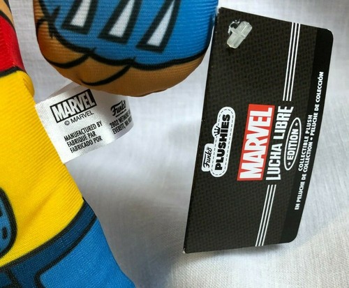 Funko Plushies Marvel Wolverine Lucha Libre Stuffed Toys New With Tags Big 18 in - Picture 2 of 4