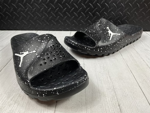 SIZE 17-NIKE JORDAN SUPER FLY SLIDES SANDALS MENS BLACK RARE NEW 716985-011  | eBay