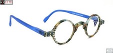 Picasso, Round Bling Reading Glasses for Women adorned W European Crystals.