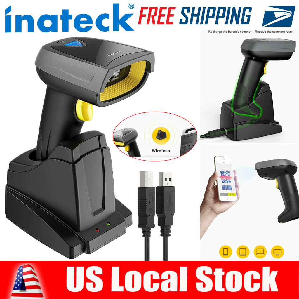 Wireless Bluetooth Qr Code Gun Read Screen Smart Base
