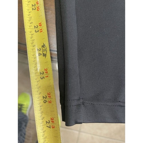 Ascend Black Athletic Compression Leggings Women M Zipper Cargo Pocket - Imagen 13 de 17