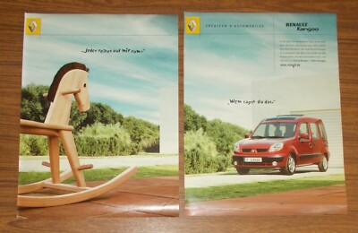 Rare Advertising RENAULT KANGOO - Everyone Rides On Me - Rocking Horse 2003