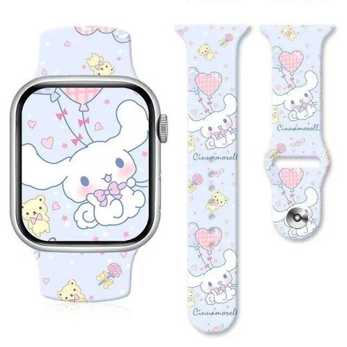 Correa de reloj Anime Sanrios My Melody Cinnamoroll Kuromi para Apple Watch 8765 Stra - Imagen 58 de 58
