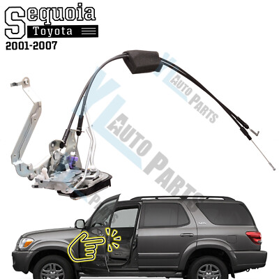 Front Left Door Lock Latch for Toyota 01-07 Sequoia& 05-06 Tundra  W/O Actuator