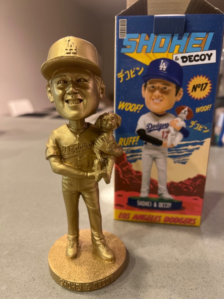 GOLD Shohei Ohtani Bobblehead LA Dodgers SGA 8/28/2024 eBay